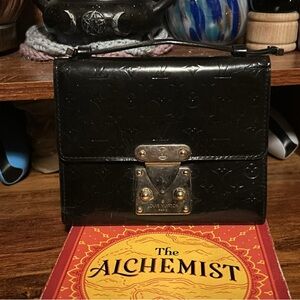 Louis Vuitton Black Leather Interior with Silver Hardware